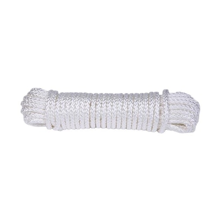 Koch Industries Koch Industries 1/8 in. D X 48 ft. L White Diamond Braided Nylon Rope 5230823